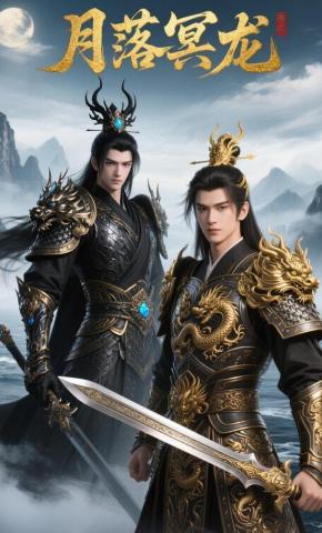 短剧《月落冥龙》海报
