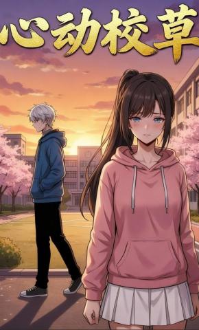 短剧《心动校草》海报