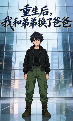 短剧《重生后，我和弟弟换了爸爸》海报