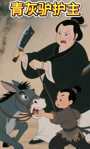 短剧《青灰驴护主》海报