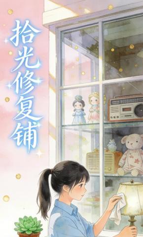 短剧《拾光修复铺》海报