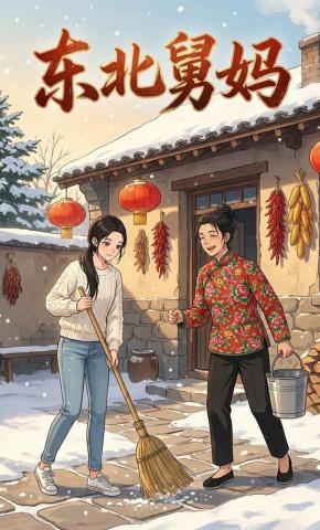 短剧《东北舅妈》海报