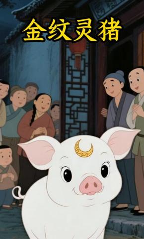 短剧《金纹灵猪》海报