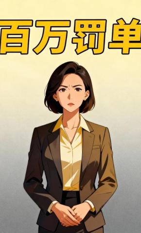 短剧《百万罚单》海报