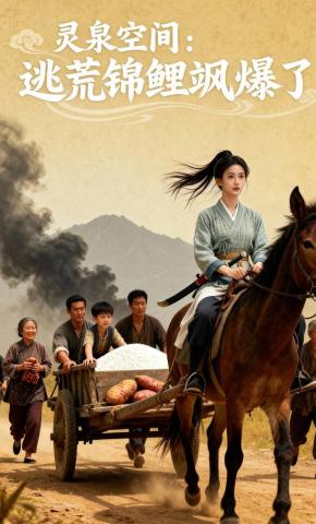 短剧《灵泉空间：逃荒锦鲤飒爆了》海报