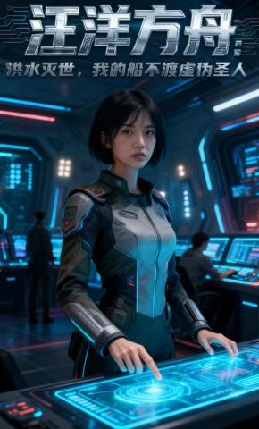 短剧《汪洋方舟：洪水灭世，我的船不渡虚伪圣人》海报
