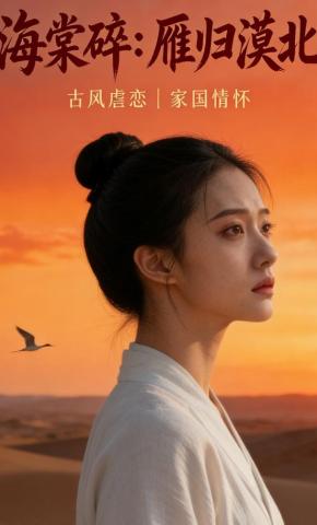 短剧《海棠碎：雁归漠北》海报