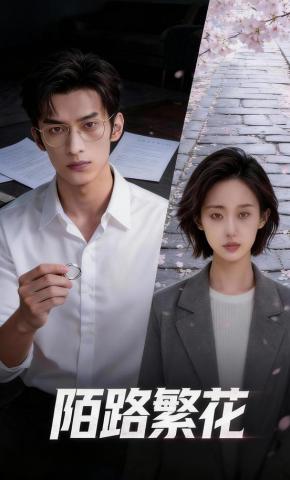 短剧《陌路繁花》海报