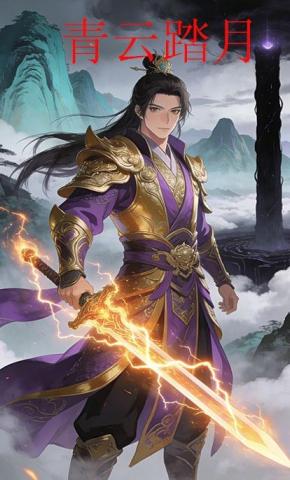 短剧《青云踏月》海报