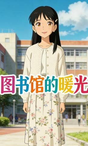 短剧《图书馆的暖光》海报