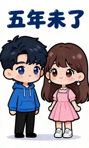 短剧《五年未了》海报