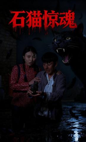 短剧《石猫惊魂》海报