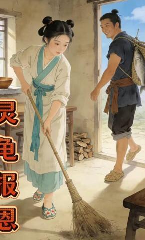 短剧《灵龟报恩》海报