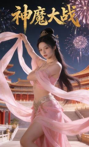 短剧《神魔大战》海报