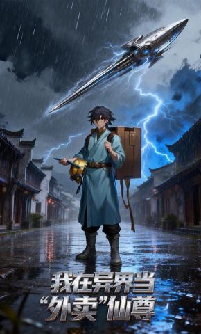 短剧《我在异界当“外卖”仙尊》海报