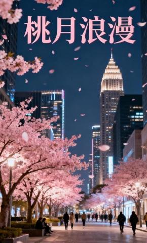 短剧《桃月浪漫》海报
