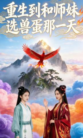 短剧《重生到和师妹选兽蛋那一天》海报