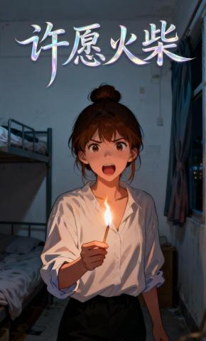 短剧《许愿火柴》海报