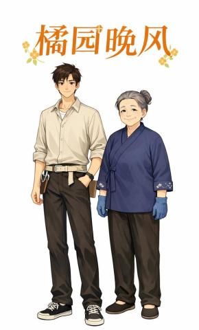 短剧《橘园晚风》海报