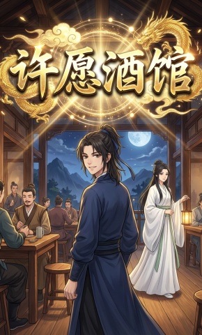 短剧《许愿酒馆》海报