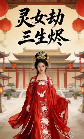 短剧《灵女劫:三生烬》海报