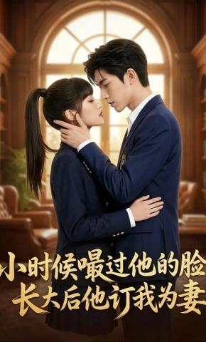 短剧《小时候嘬过他的脸，长大后他订我为妻》海报