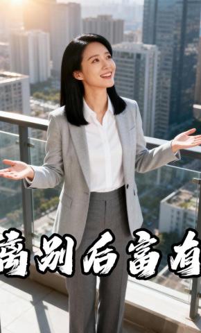 短剧《离别后富有》海报