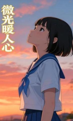 短剧《微光暖人心》海报