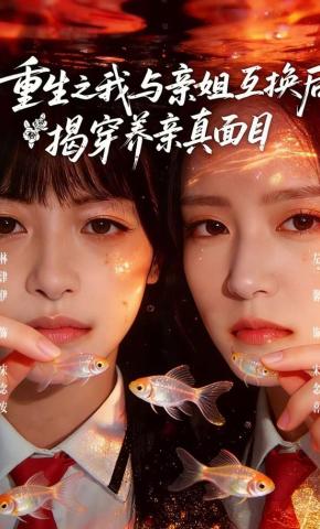 短剧《重生之我与亲姐互换后揭穿养亲真面目》海报