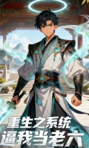 短剧《重生之系统逼我当老六》海报