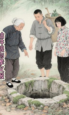 短剧《枯井银与孝义报》海报