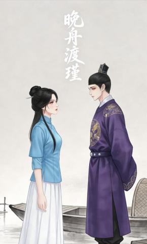 短剧《晚舟渡瑾》海报