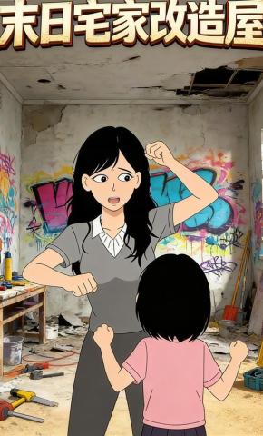 短剧《末日宅家改造屋》海报