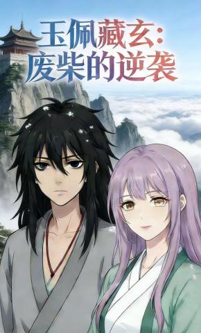 短剧《玉佩藏玄：废柴的逆袭》海报