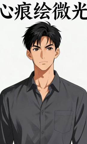 短剧《心痕绘微光》海报