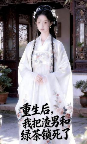 短剧《重生后，我把渣男和绿茶锁死了》海报