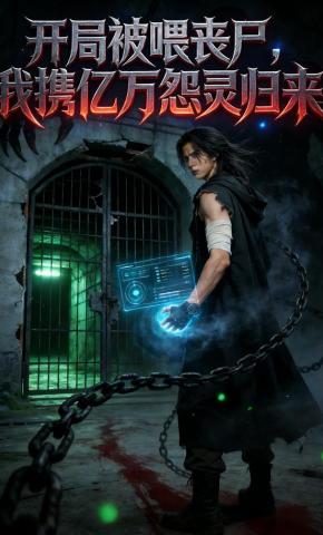 短剧《开局被喂丧尸，我携亿万怨灵归来》海报