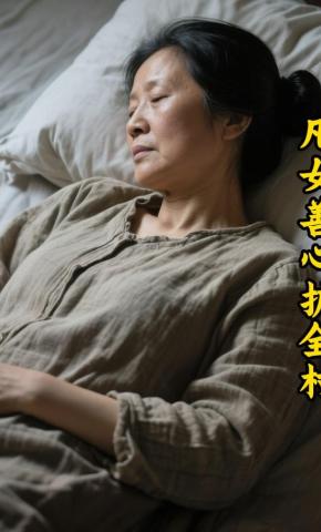 短剧《凡女善心护全村》海报