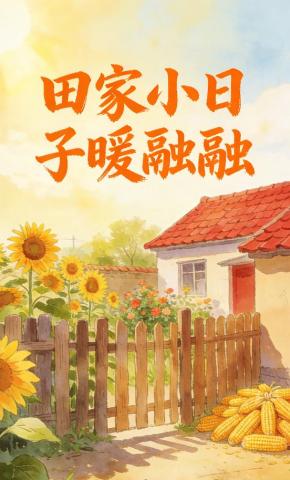 短剧《田家小日子暖融融》海报