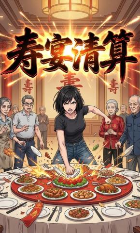 短剧《寿宴清算》海报