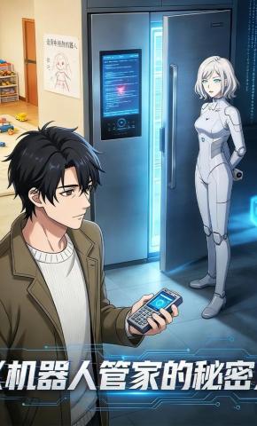 短剧《机器人管家的秘密》海报