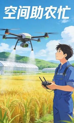 短剧《空间助农忙》海报