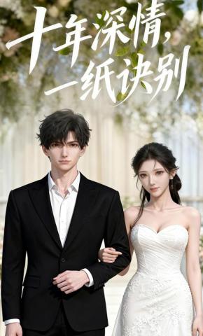 短剧《十年深情，一纸诀别》海报