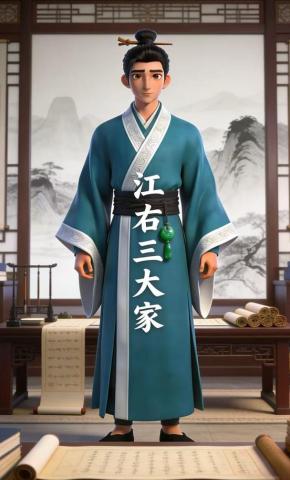 短剧《江右三大家》海报