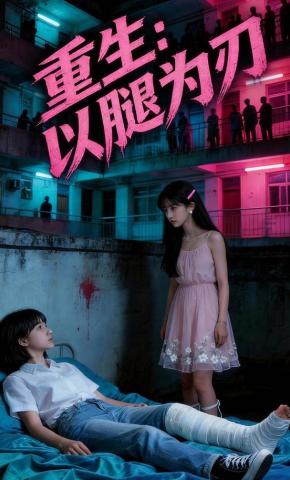 短剧《重生：以腿为刃》海报