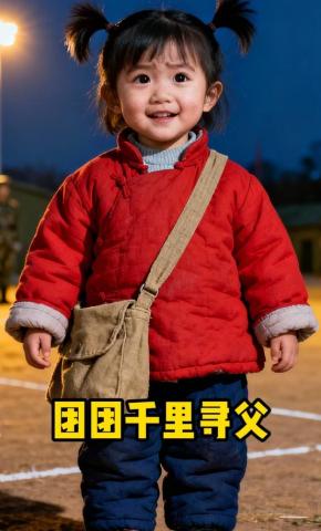 短剧《团团千里寻父》海报