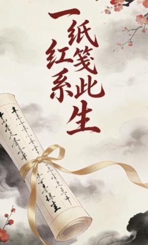 短剧《一纸红笺系此生》海报