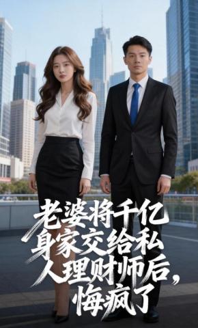 短剧《老婆将千亿身家交给私人理财师后，悔疯了》海报
