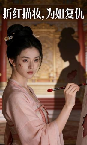 短剧《折红描妆，为姐复仇》海报