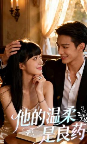 短剧《他的温柔是良药》海报